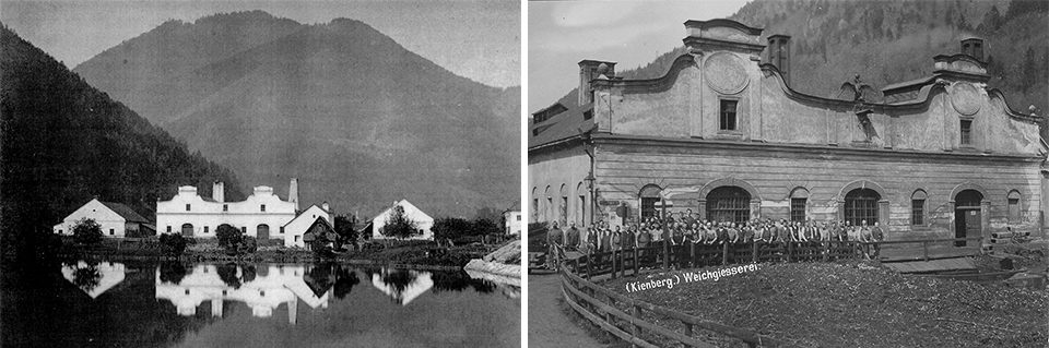 Weichgießerei Marktgemeinde Gaming, um 1935 & 1910