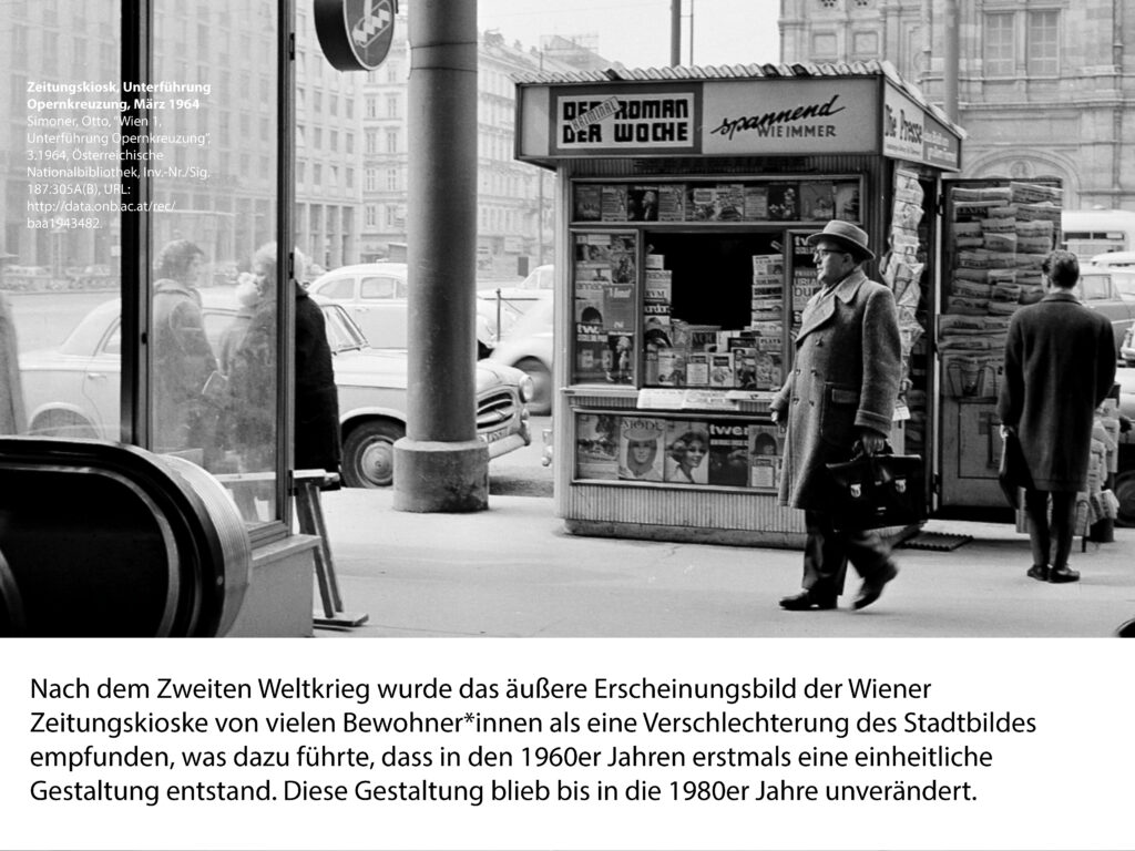 Geschichtliche Entwicklung des Zeitungskiosks in Wien