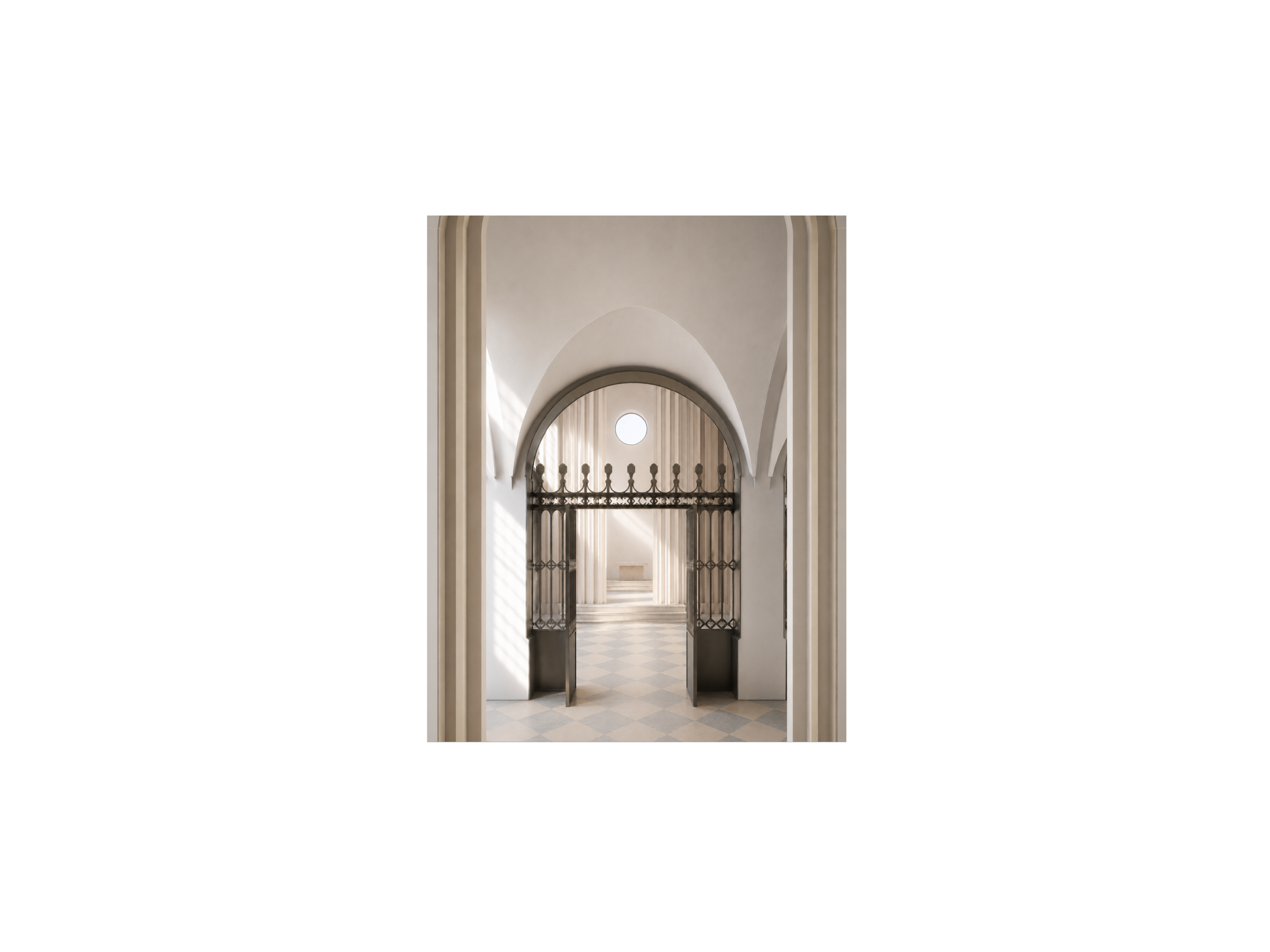 Blick in die Kirche